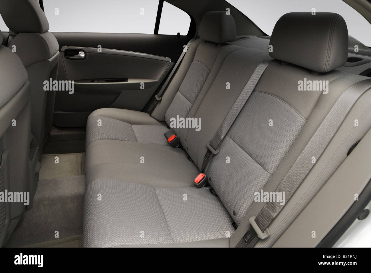 2008 Saturn Aura Green Line in Silber - hintere Sitze Stockfoto