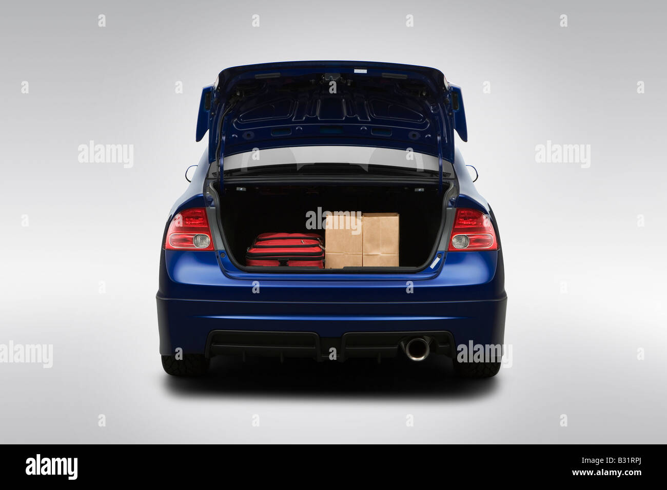 2008 Honda Civic SI Mugen in blau - Stamm Requisiten Stockfoto