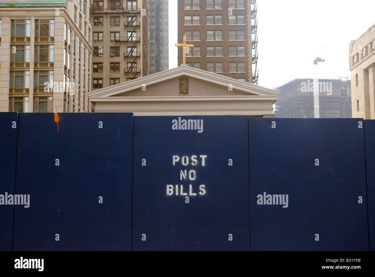 St. Peters Kirche in Lower Manhattan Stockfoto