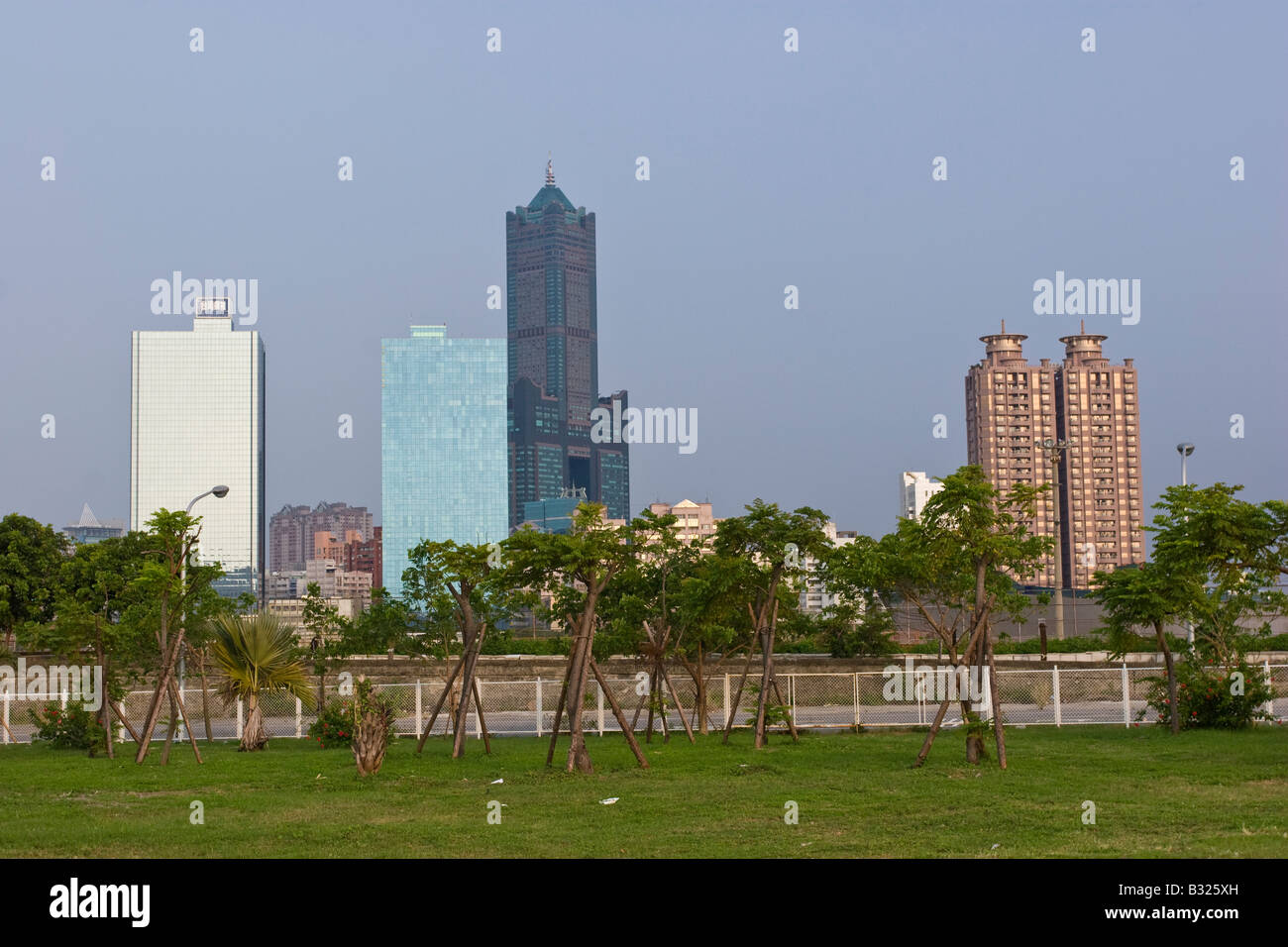 Kaohsiung Stadtbild Tuntex Skytower 85 Kaohsiung Taiwan Republik von China (ROC) Stockfoto