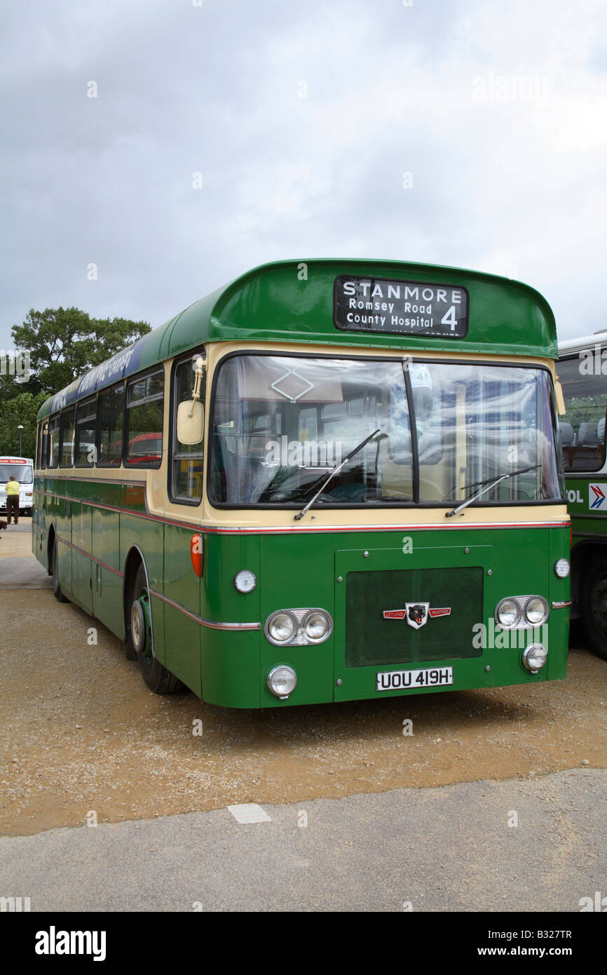 Leyland Panther Eindecker bus 1970 Brite/Britin Stockfoto