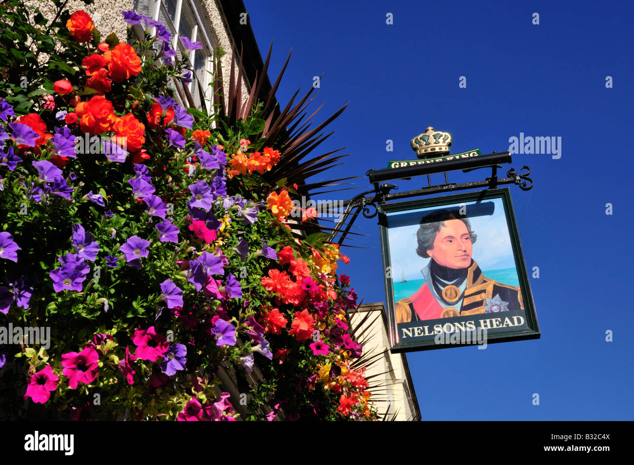 Nelsons Kopf Public House, St Ives Cambridgeshire UK Stockfoto