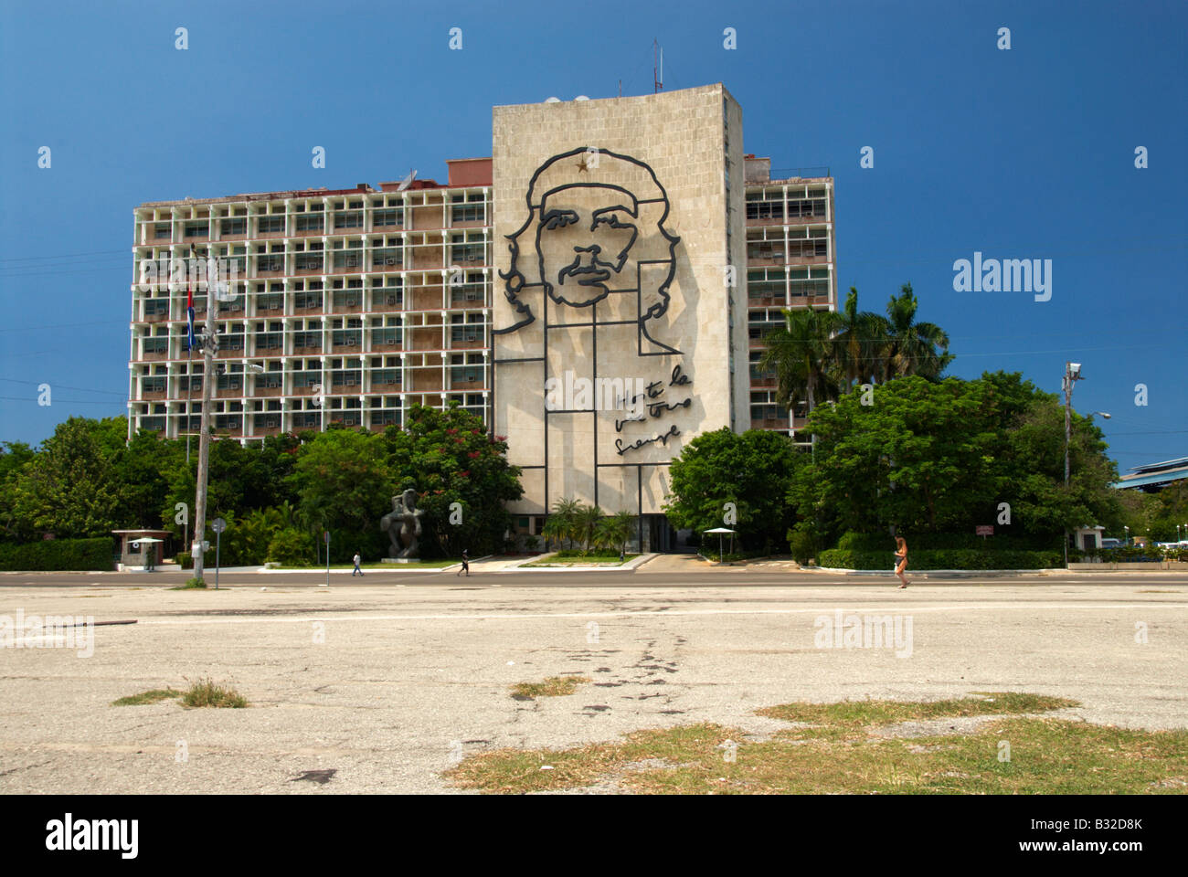 1710 EDR 6368 Minstry der inneren Plaza De La Revolution Havanna Kuba Stockfoto