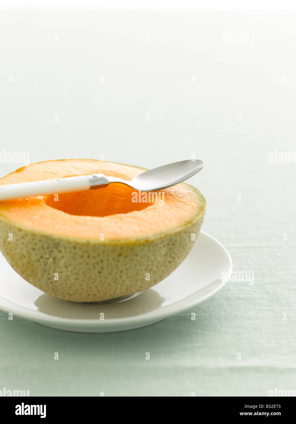 Cantaloupe-Melone selektiven Fokus Stockfoto