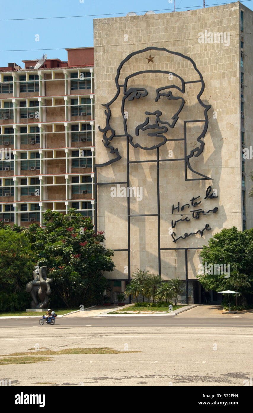Ministerium des inneren Plaza De La Revolution Havanna Kuba Stockfoto