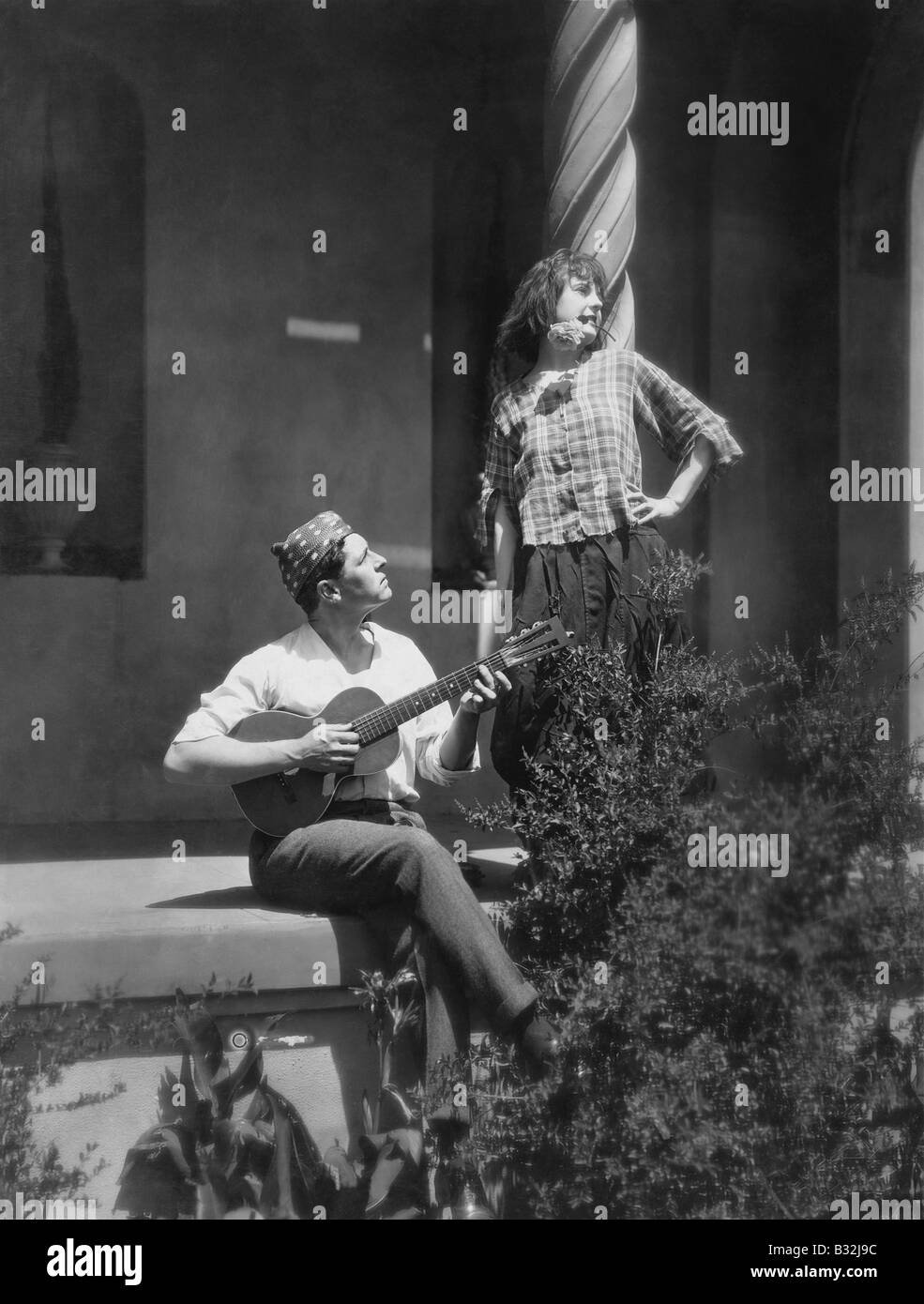 ROMANTISCHE SERENADE Stockfoto