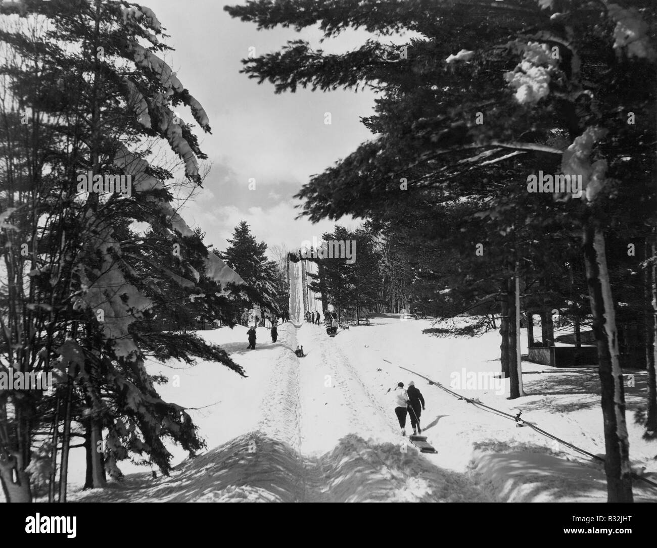 Winterurlaub Stockfoto