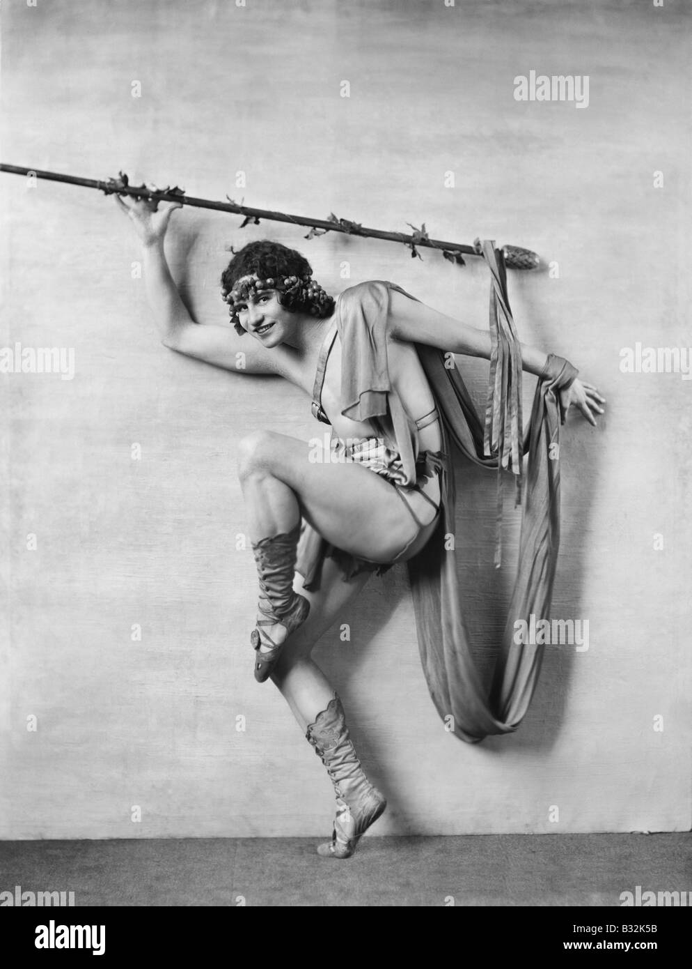 Porträt der Tänzer in Tracht Stockfoto