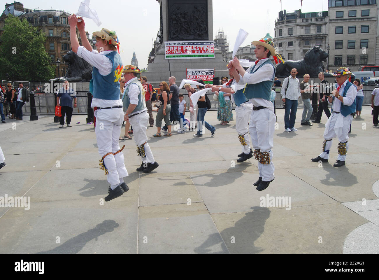 Morris Festival England Tanz Tanz Stockfoto