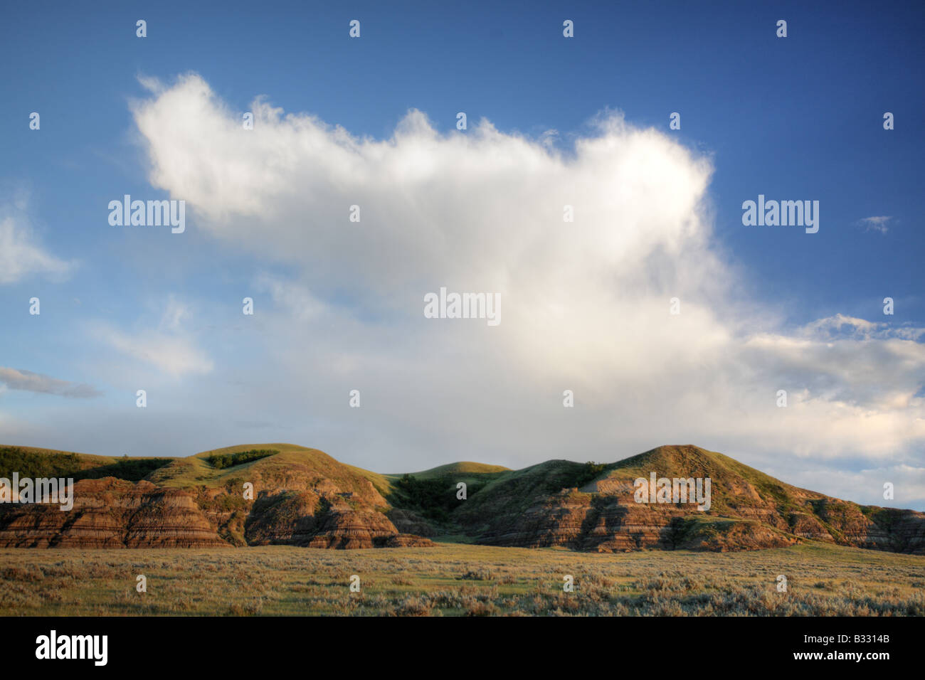 Big Muddy-Tal im südlichen Saskatchewan Stockfoto