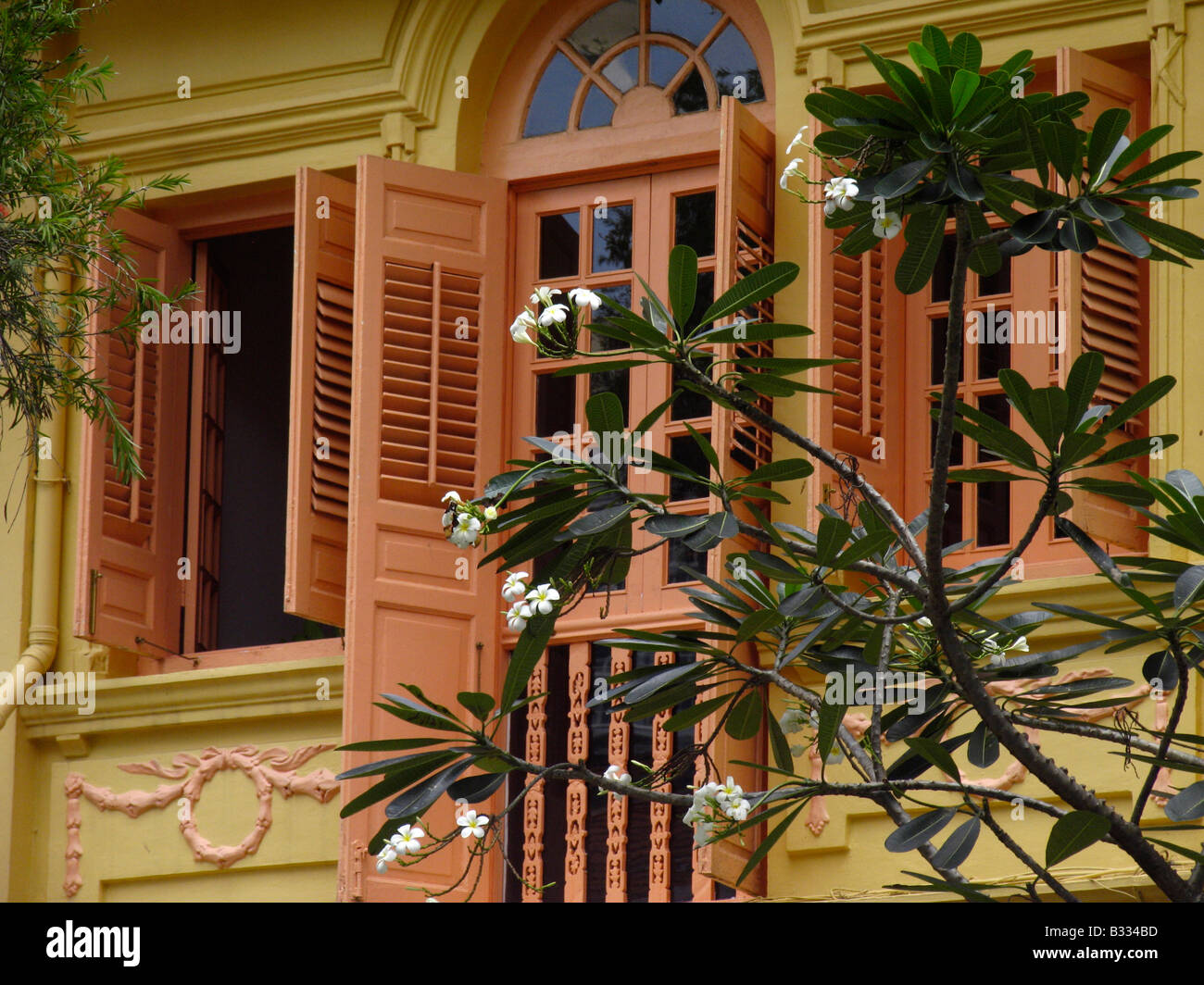 Haus am Emerald Hill, Singapur Stockfoto