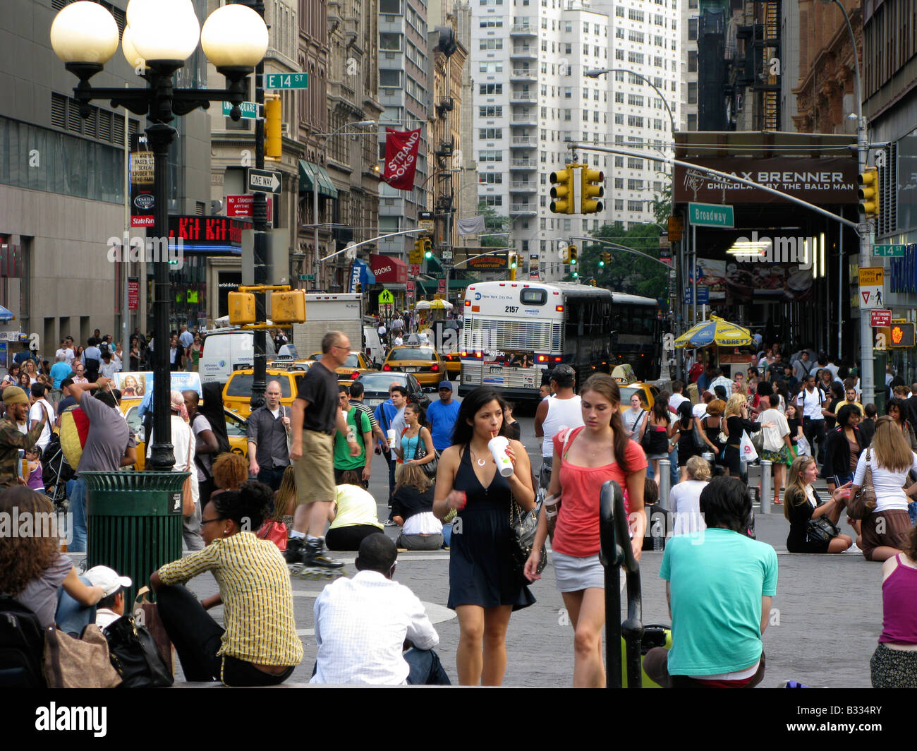Union Square Broadway Stockfoto