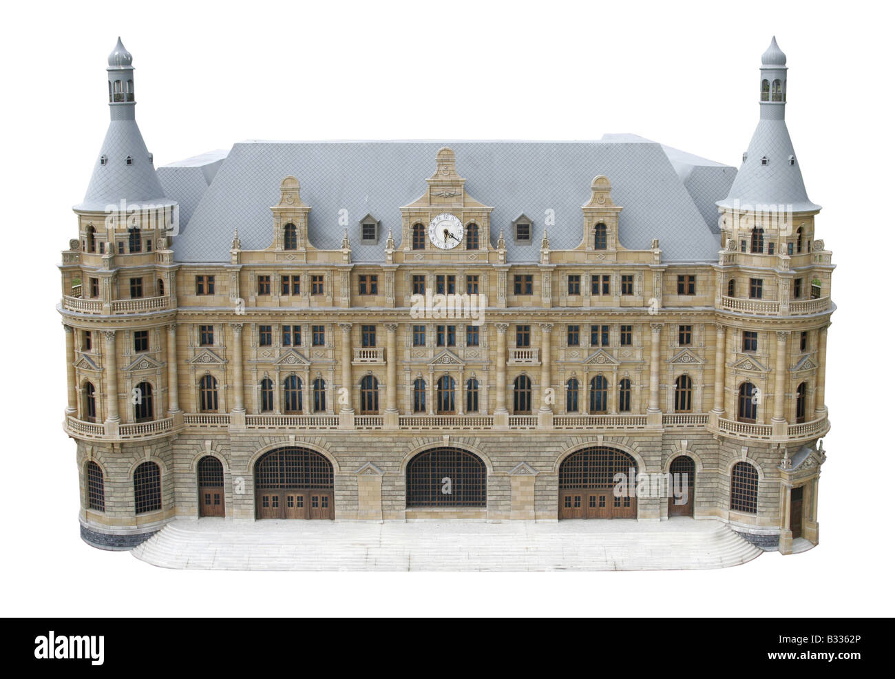 Haydarpasa Bahnhof in Istanbul in Miniatur Stockfoto