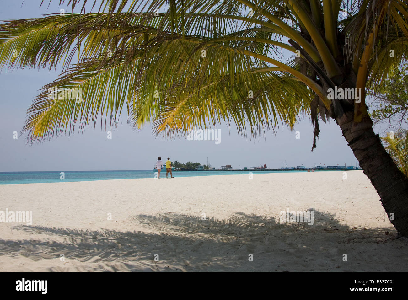 Am Traumstrand Stockfoto