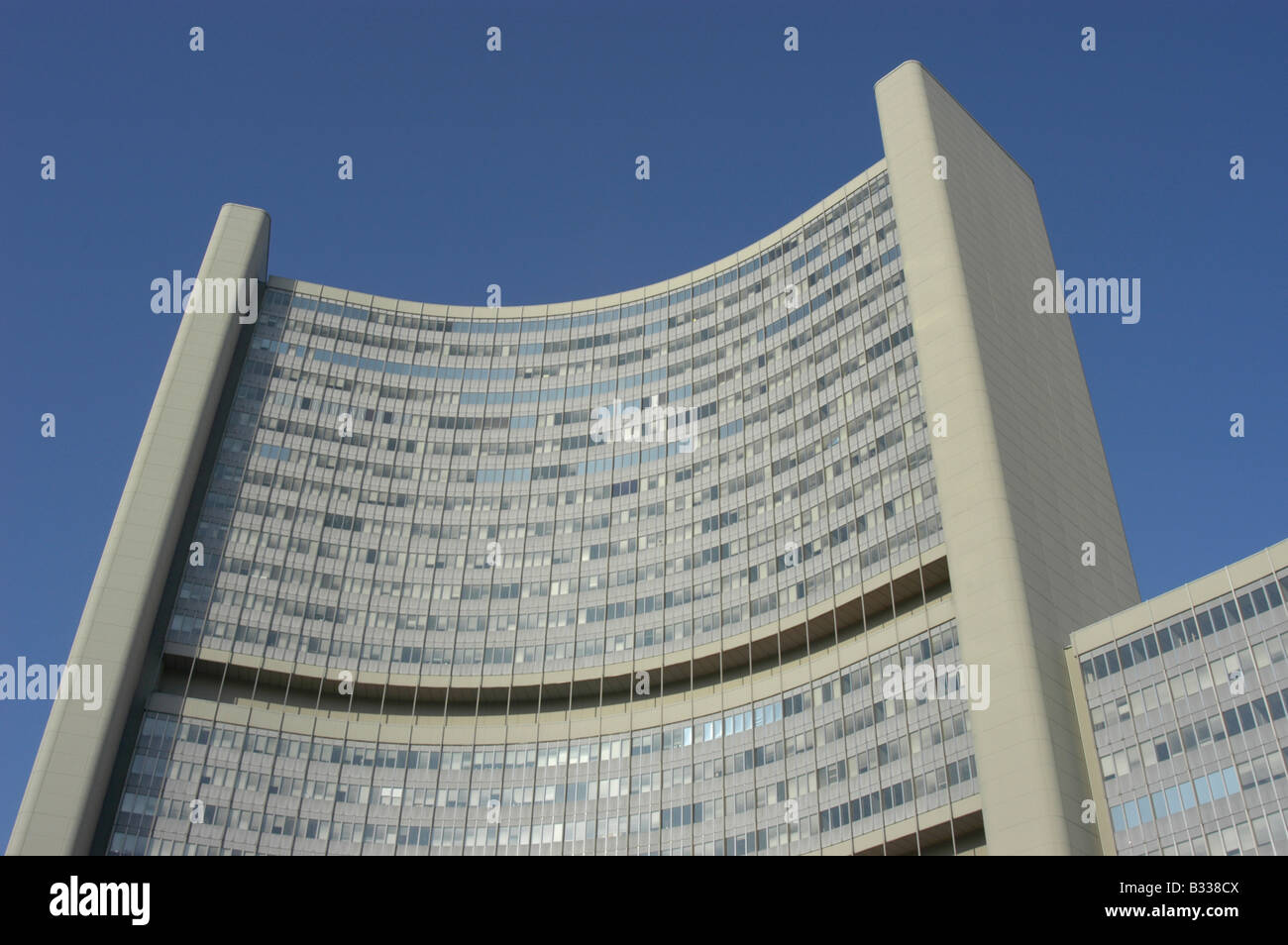 UN-Zentrum in Wien Stockfoto