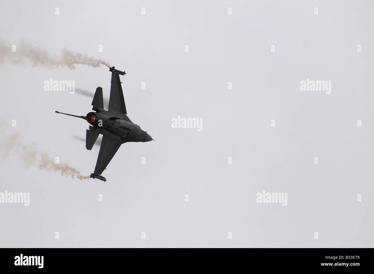 Lockheed Martin f-16 Fighting Falcon Farnborough Air Show 2008 Stockfoto