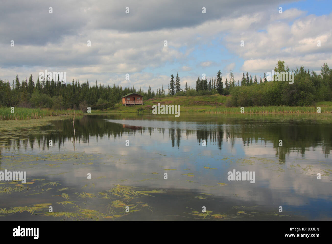 See in der Nähe von Yellowknife, Northwest Territories Stockfoto