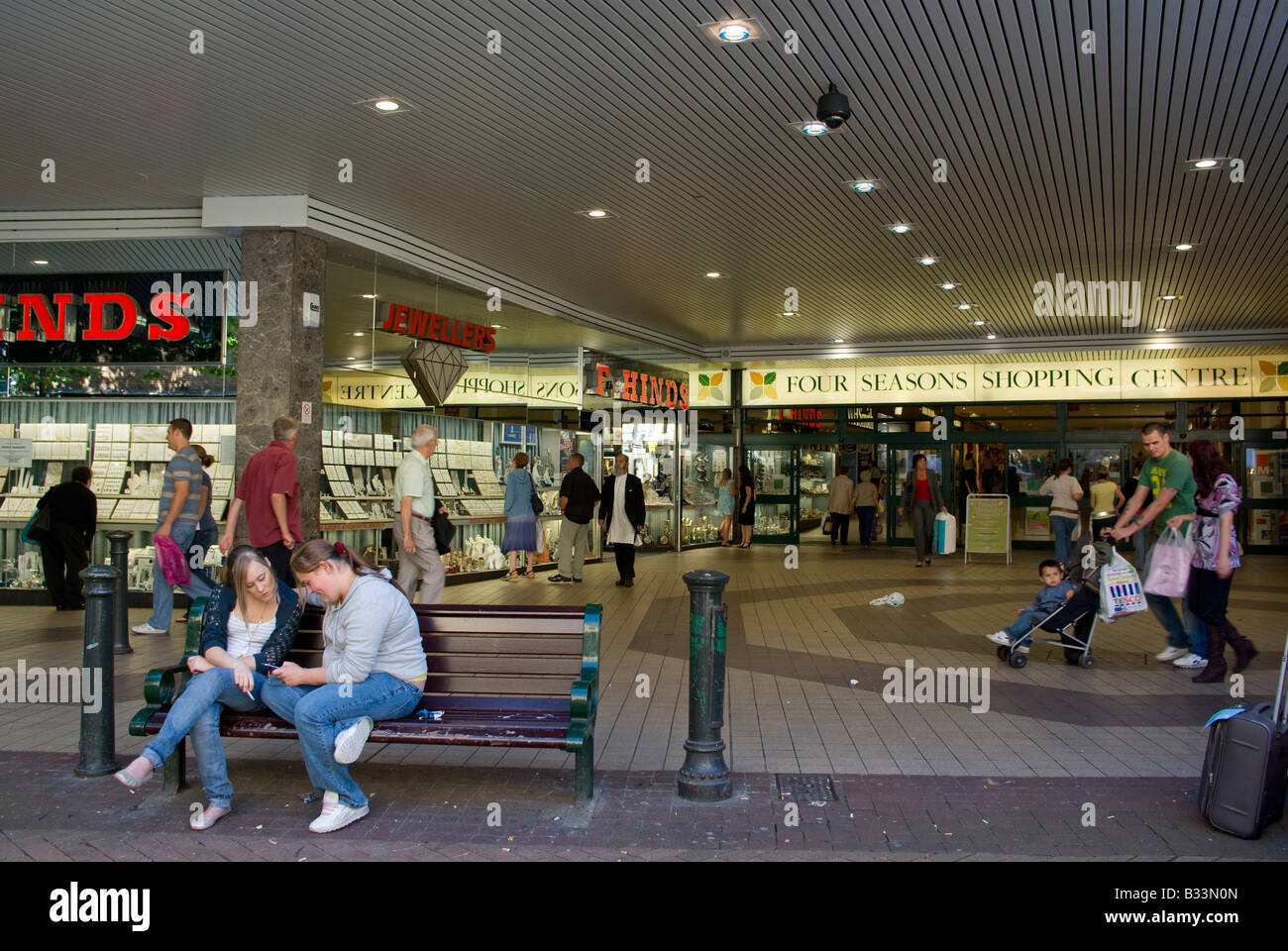 Vier Jahreszeiten-Einkaufszentrum, Mansfield, Notts Stockfoto