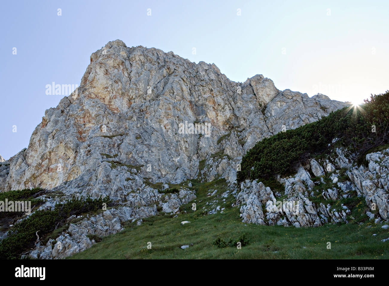 Malerische Jamjiev Bereich in der Nähe von Berg Vihren World Heritage Site Nationalpark Pirin Bulgarien Stockfoto