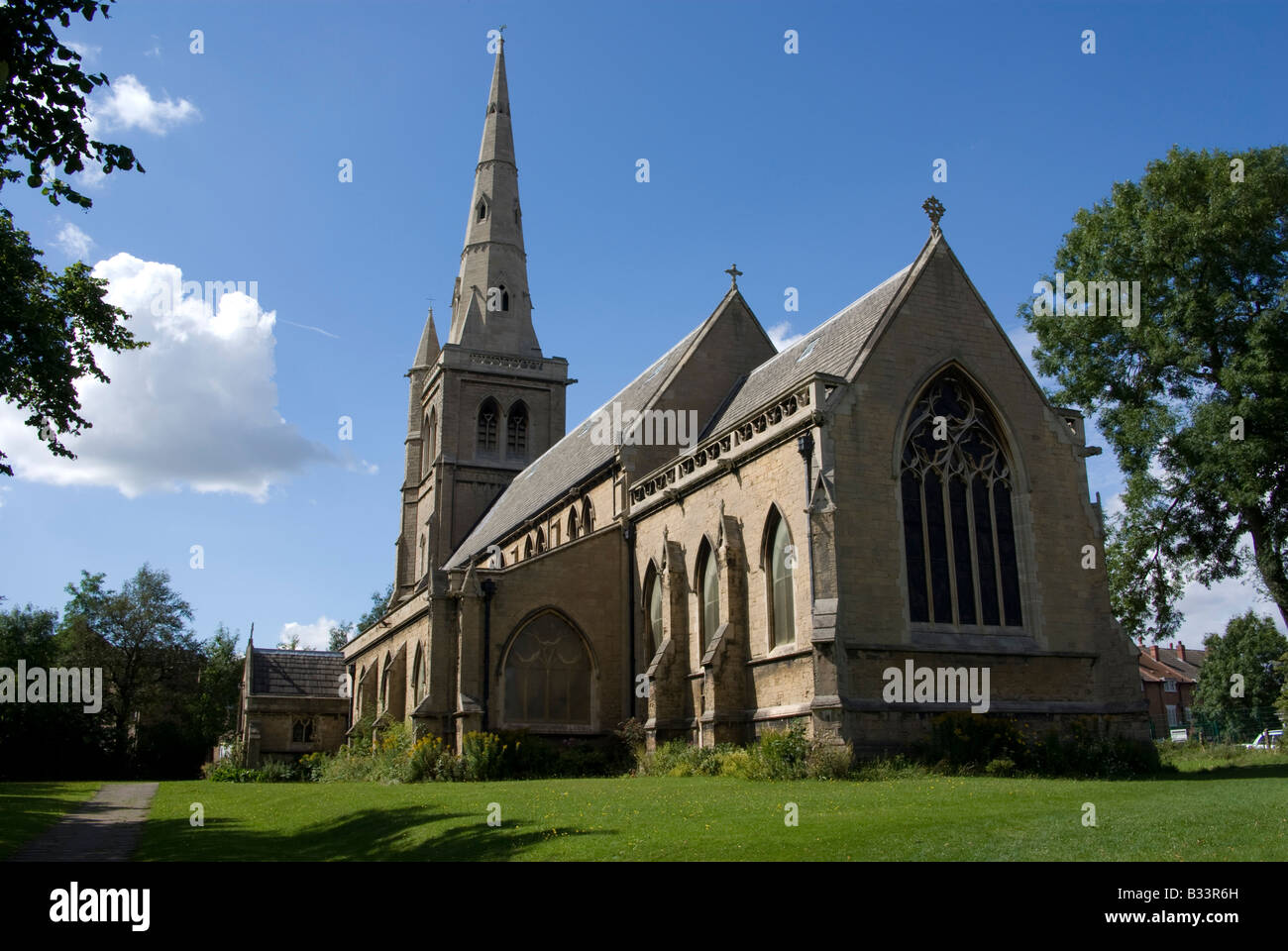 Str. Johns Kirche, Mansfield, Notts Stockfoto