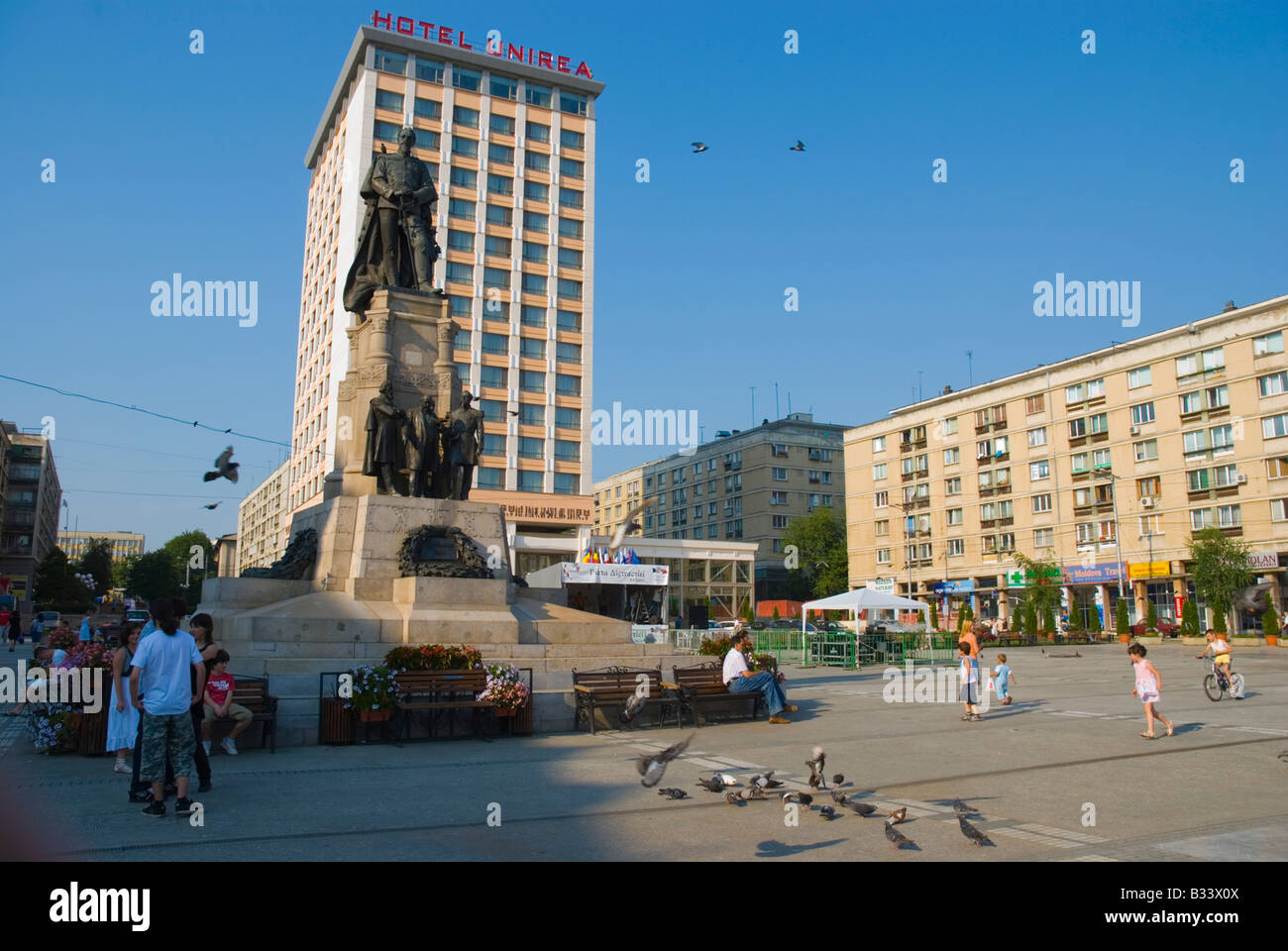Piata Unirii Platz in Iasi Rumänien Europa Stockfoto