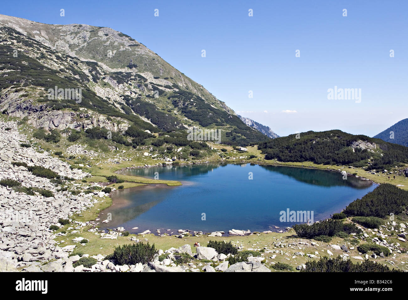 Malerische Muratovo See in World Heritage Site Nationalpark Pirin Bulgarien Stockfoto