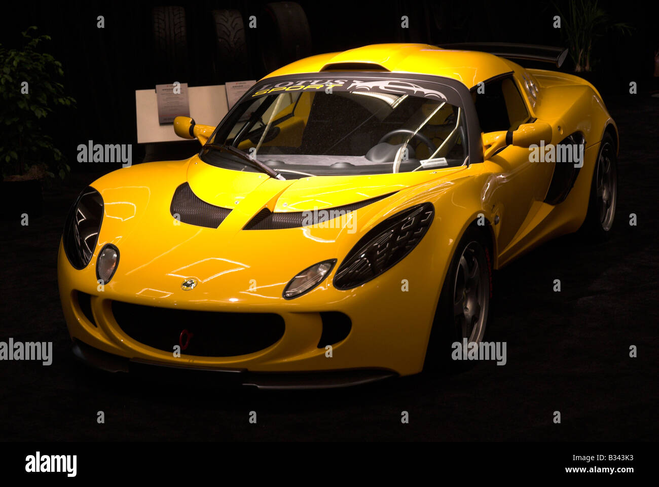Lotus Elise auf der 2006 LA Auto Show Stockfoto