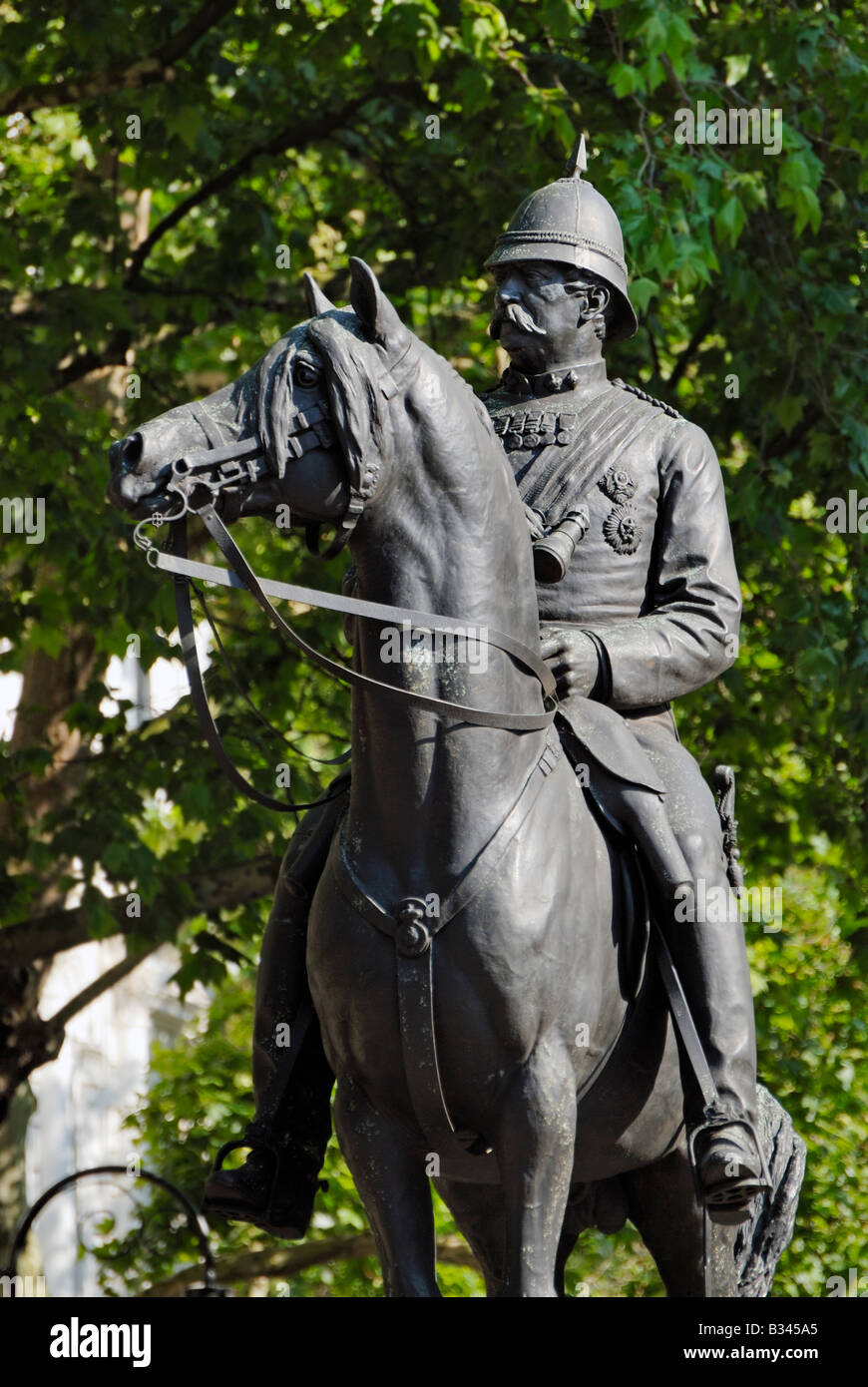 Statue von Lord Napier von Magdala, Queen es Gate, London Stockfoto