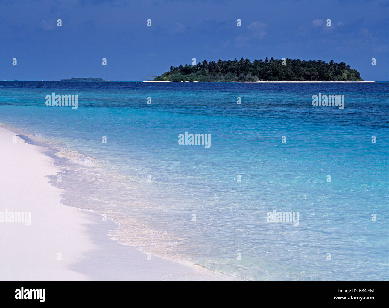 Kuda Bandos Island (kleine Bandos) Bandos Island Resort, Malediven, Indischer Ozean Stockfoto