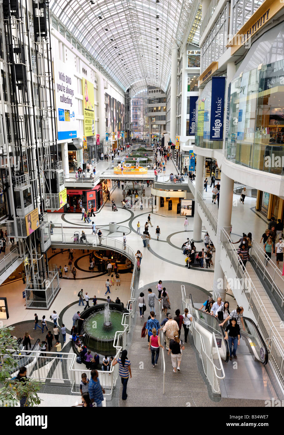 Toronto Eaton Centre Stockfoto