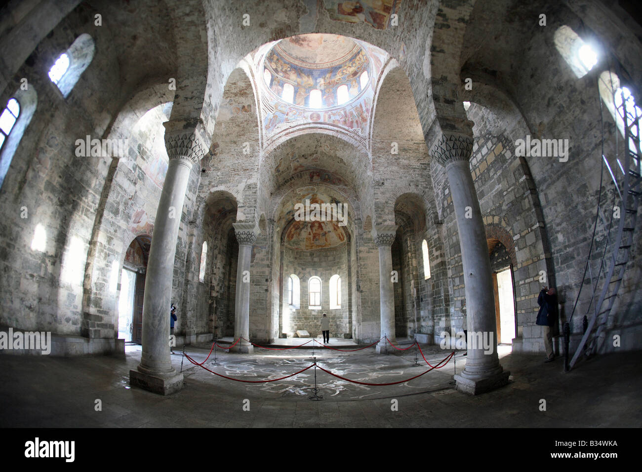 Innenaufnahme der Hagia Sophia Church, Trabzon, Türkei Stockfoto