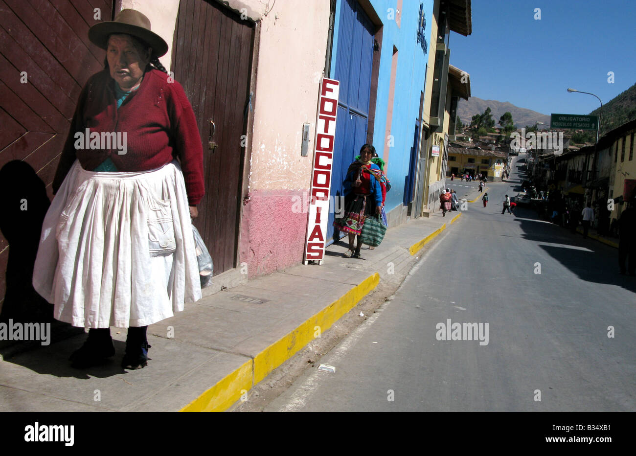 alte Frauen in Peru Südamerika Stockfoto