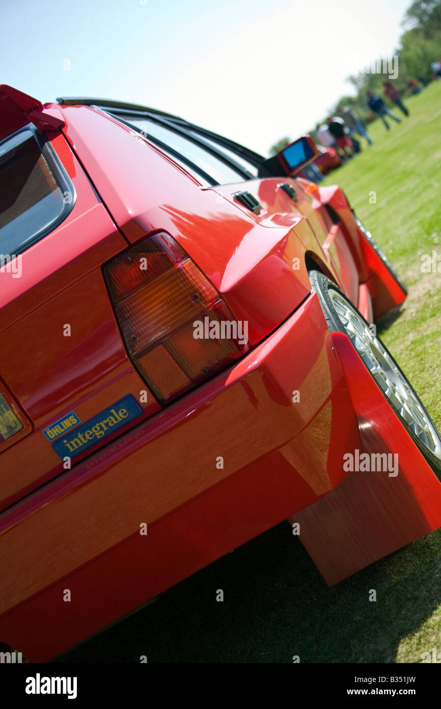 Lancia Delta Integrale gehen Straßenversion des klassischen Rallye-Auto Stockfoto