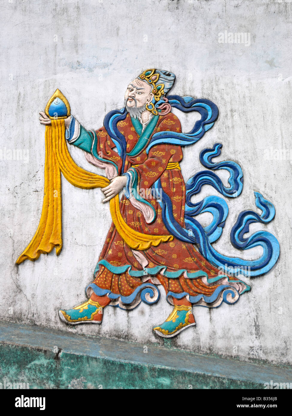 Tibetisch-buddhistische Kunst neue Ghoom Kloster Darjeeling Stockfoto
