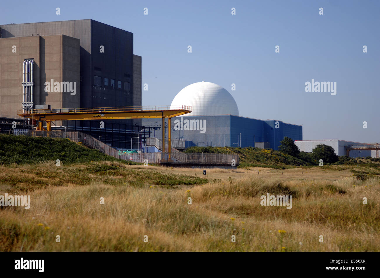 Die sizewell Kernkraftwerk auf der Soffolk Küste UK Stockfoto