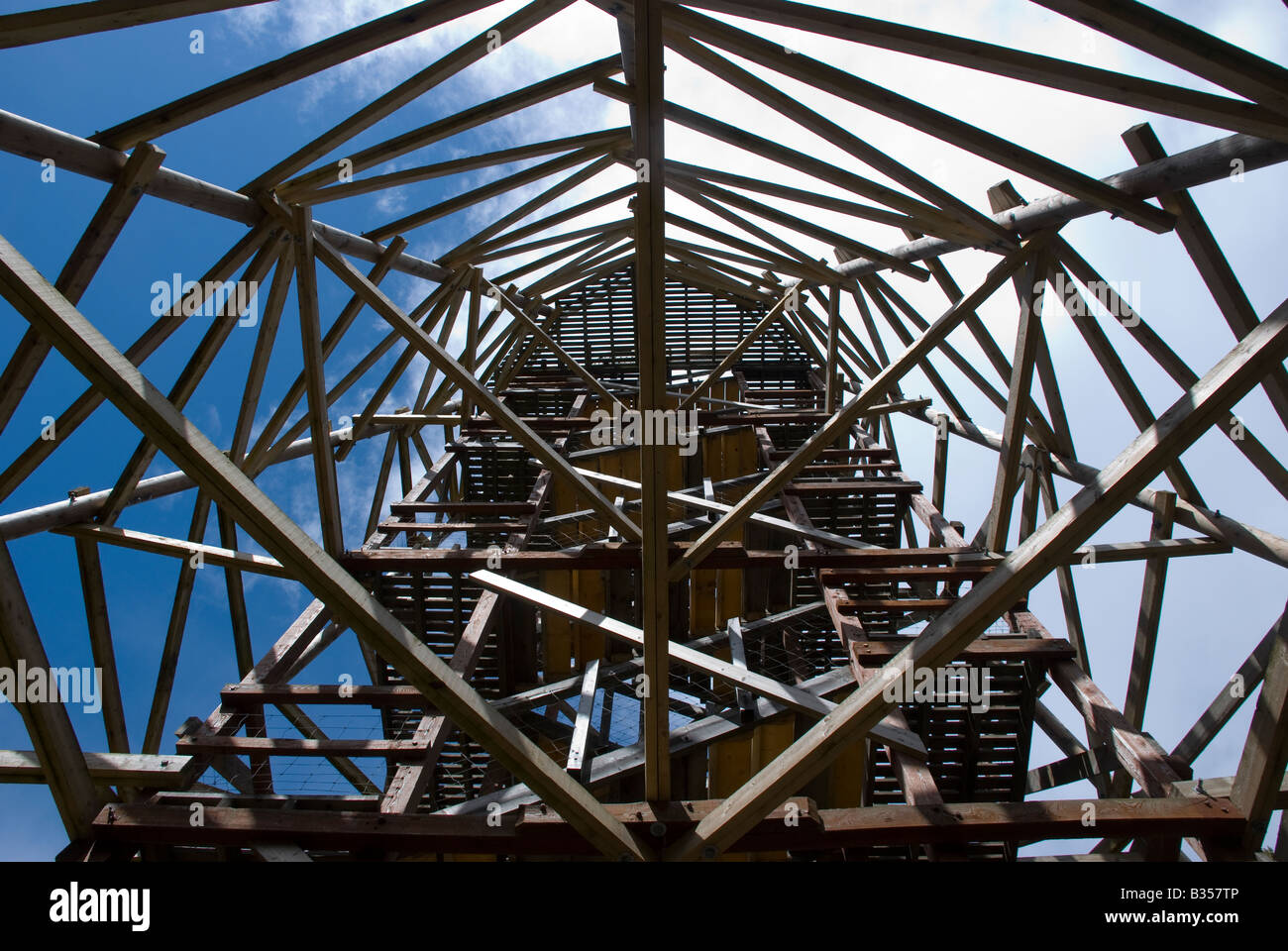 Forstwirtschaft Wachturm in der Nähe von Carr Bridge, Badenoch & Strathspey, Schottland, Vereinigtes Königreich Stockfoto