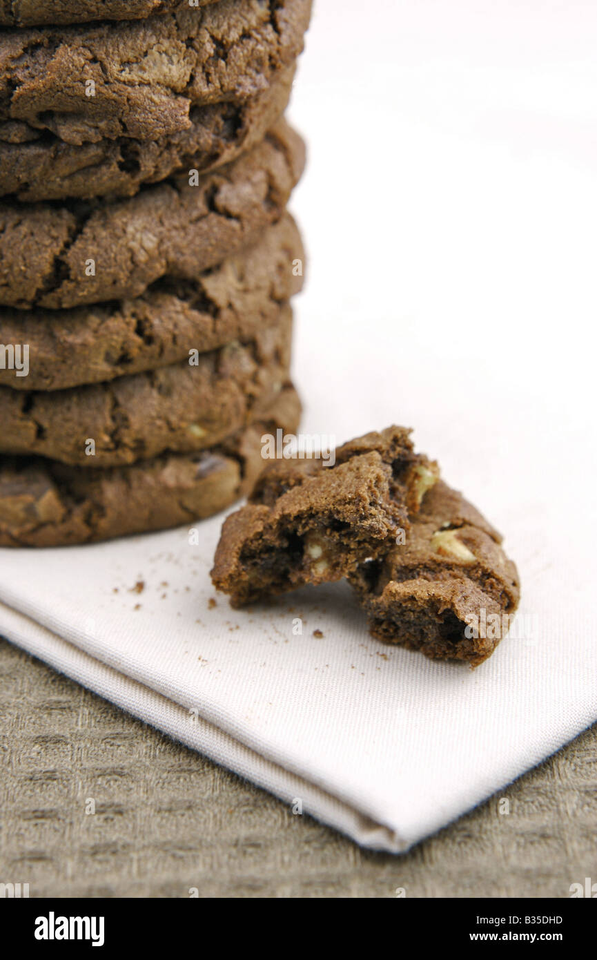 Choc Chip cookies Stockfoto