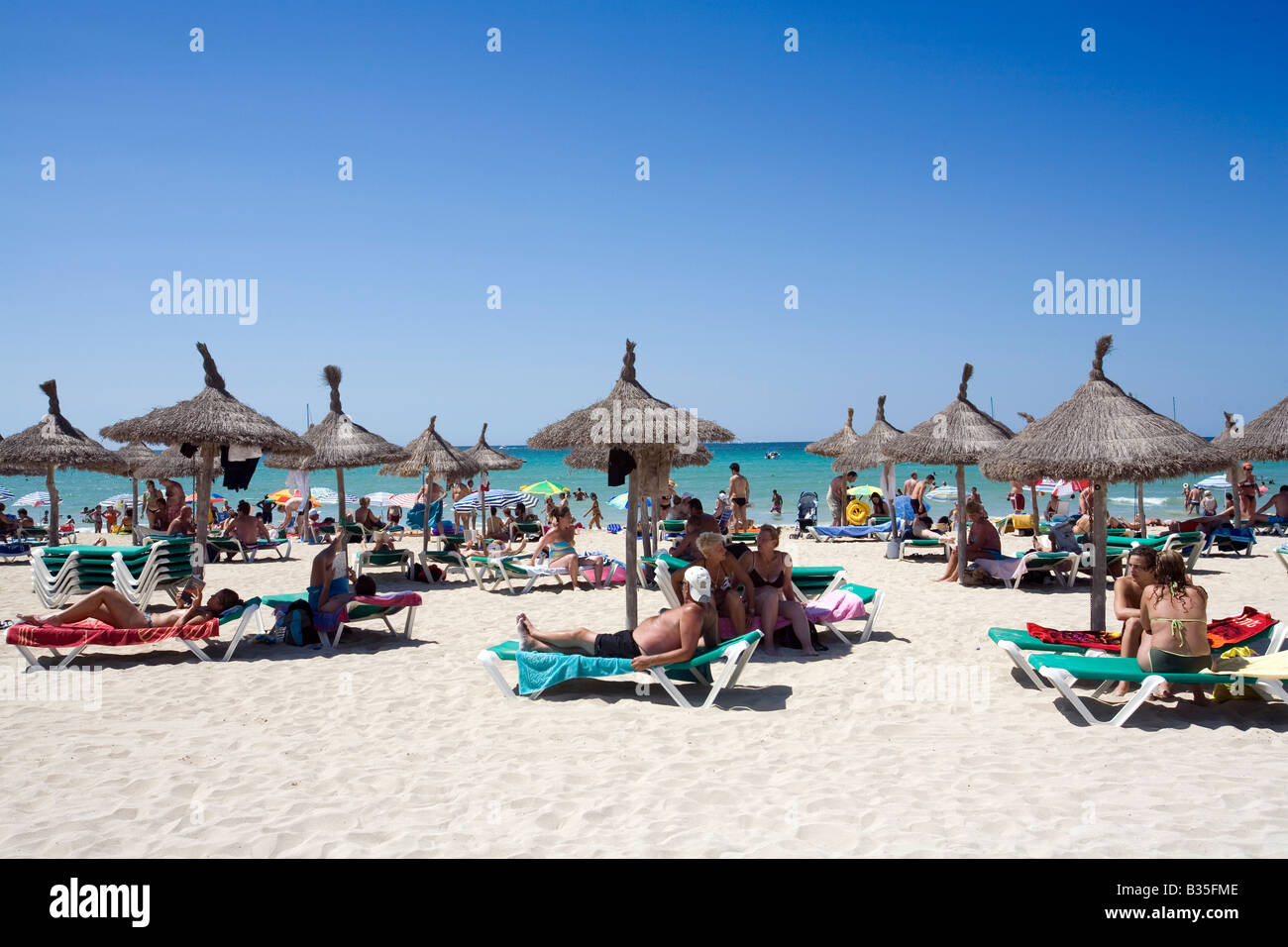 Kann Pastilla Strand Mallorca Mallorca Spanien Stockfoto