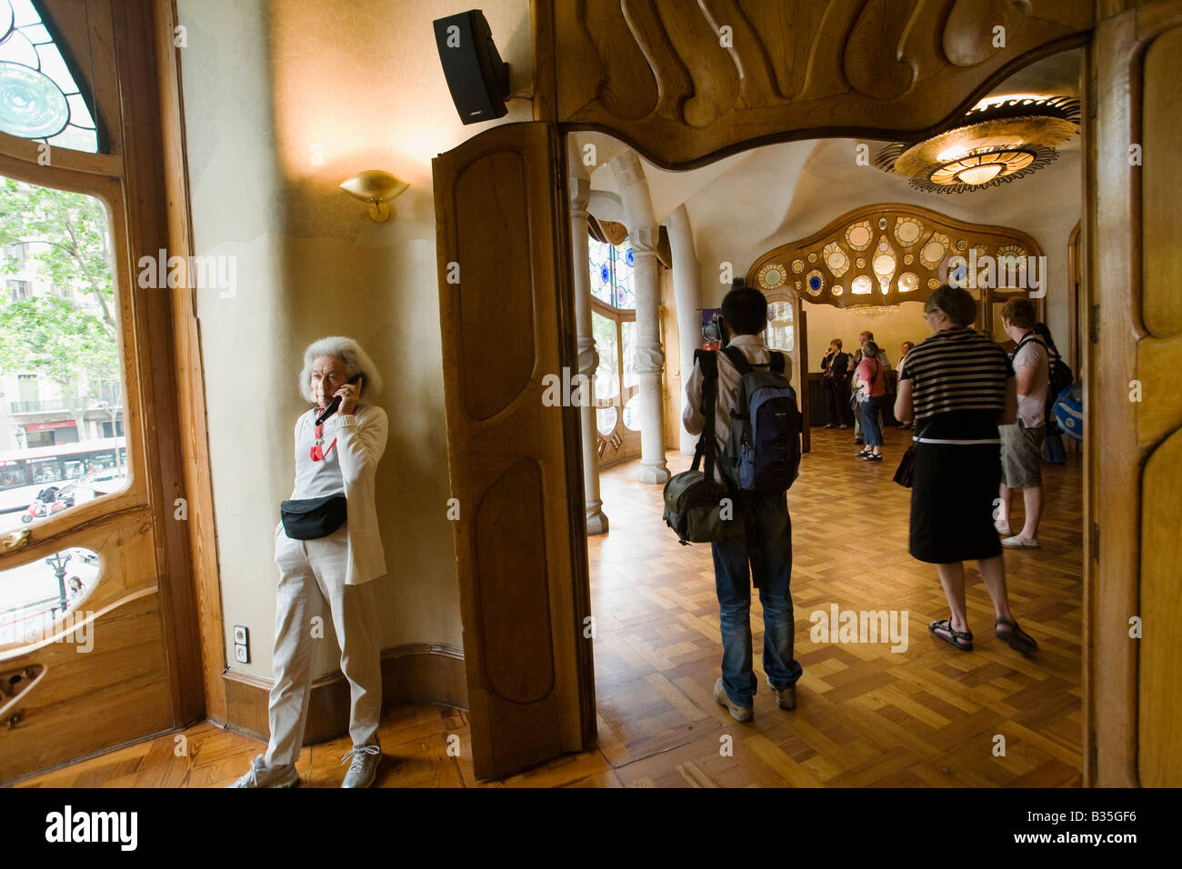 Spanien Barcelona Interior der Casa Batllo entworfen Architekt ... Spanien Barcelona Interior der Casa Batllo entworfen Architekt ...