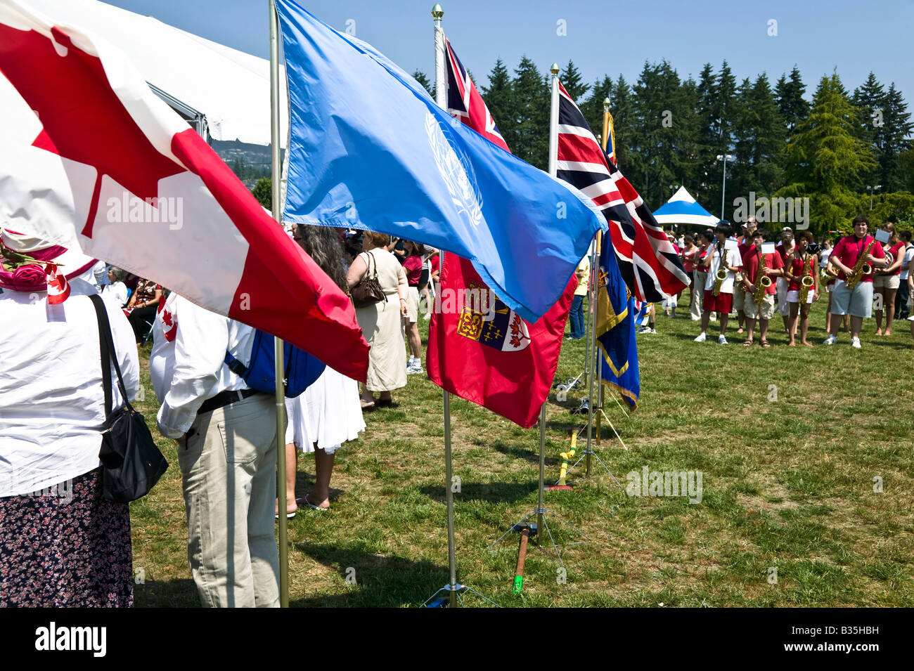 2008 Canada Day Feier Einbürgerungszeremonie Stockfoto