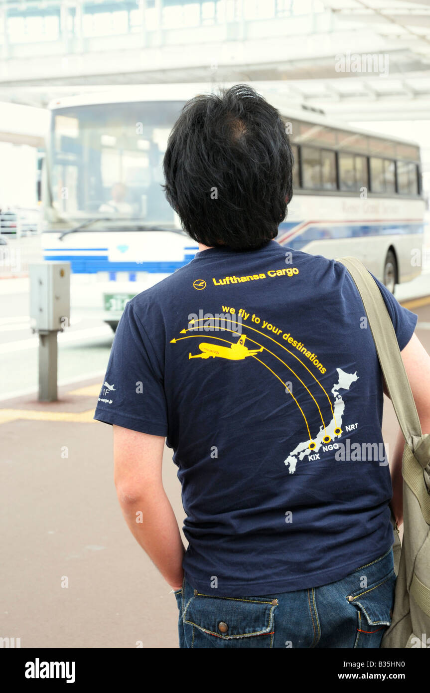 Lufthansa Cargo - wir fliegen zu Ihrem Ziel, Tokyo Narita Flughafen JP Stockfoto