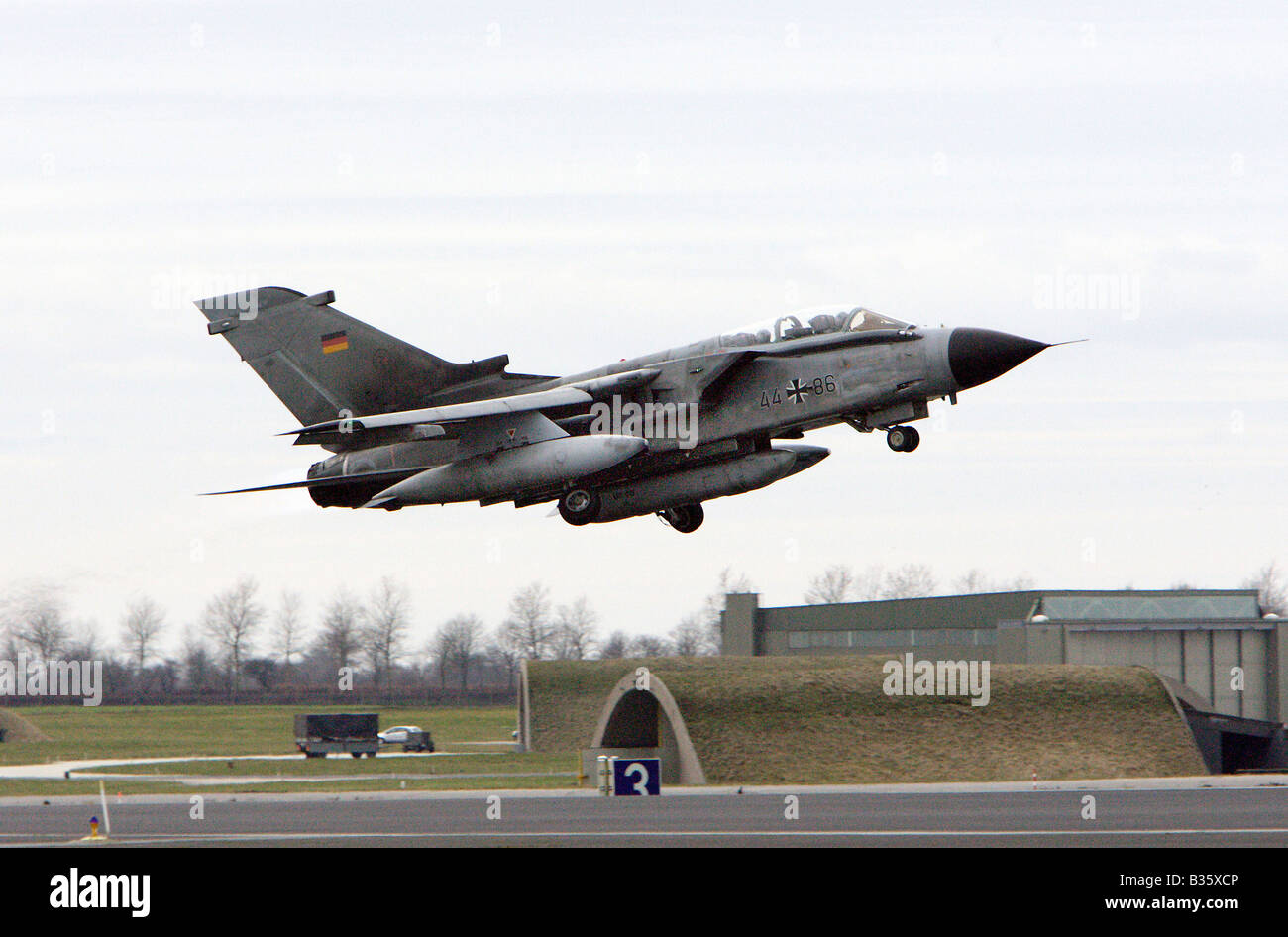 Eine Panavia Tornado ausziehen, Jagel, Deutschland Stockfoto