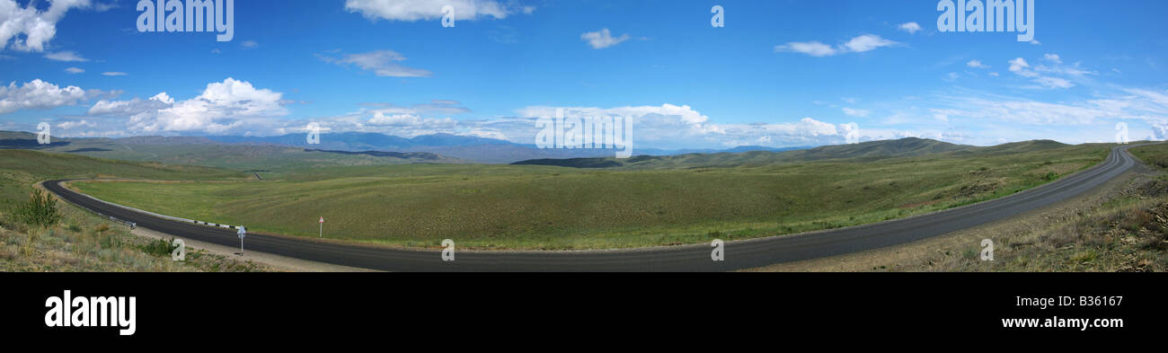 Russische Autobahn Stockfoto