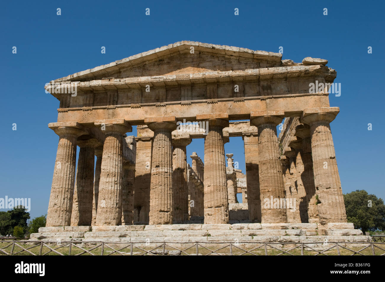 Tempel des Neptun (Tempio di Nettuno), 5. Jahrhundert v. Chr. Stockfoto