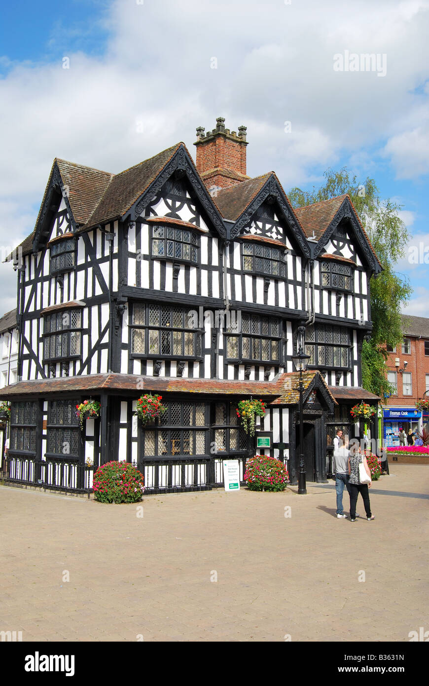 17. Jahrhundert altes Haus, hohe Stadt, Hereford, Herefordshire, England, Vereinigtes Königreich Stockfoto