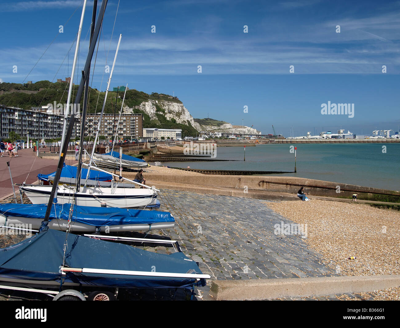 Dover Beach - Kent UK Stockfoto