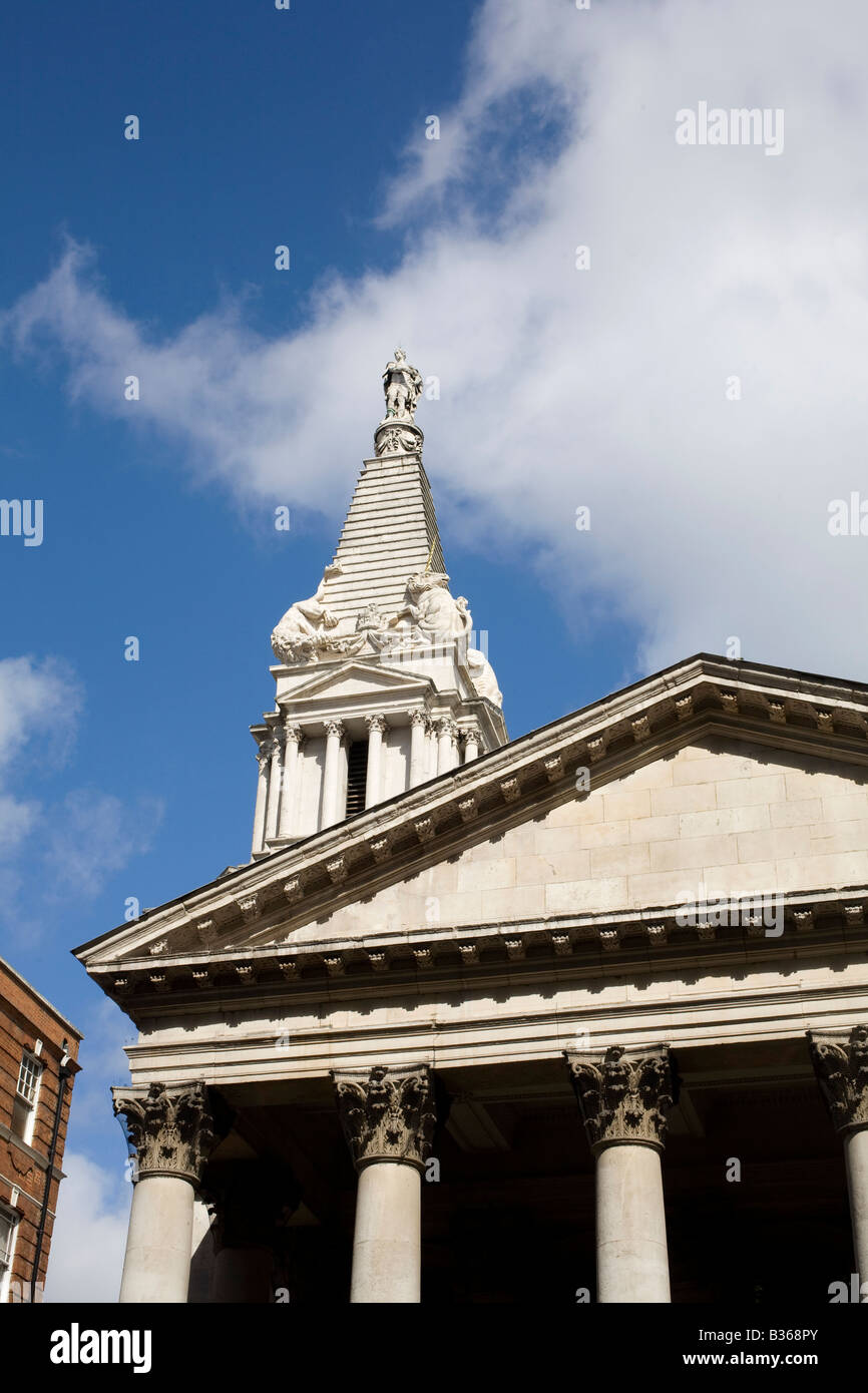 St.-Georgs Kirche, Bloomsbury, London, England Stockfoto