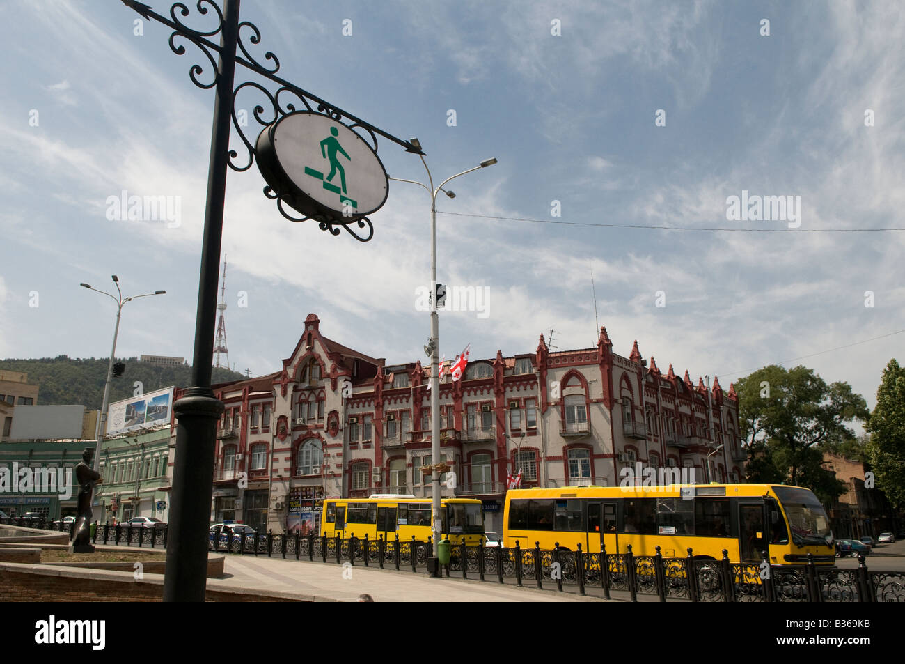 Der Innenstadt von Tiflis, die Hauptstadt der Republik Georgien Stockfoto