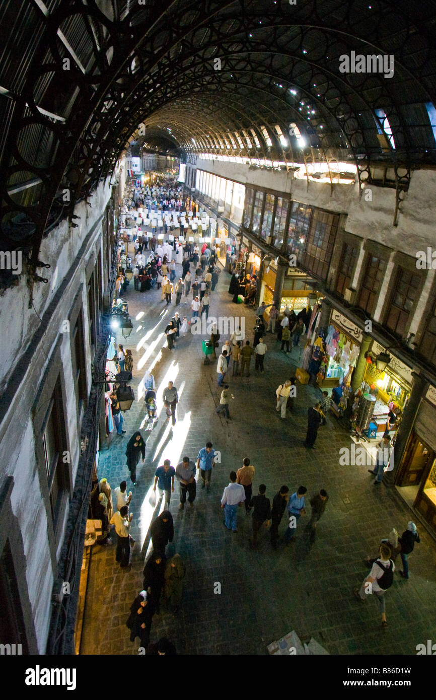 Hamidiyya Souk in der Altstadt von Damaskus-Syrien Stockfoto