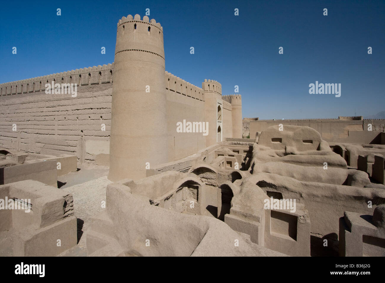 Zitadelle in Arg E Rayen im Iran Stockfoto
